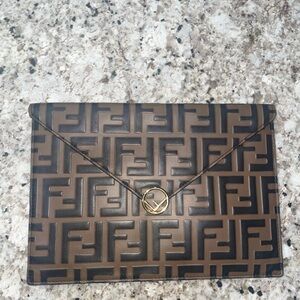 Fendi envelope clutch